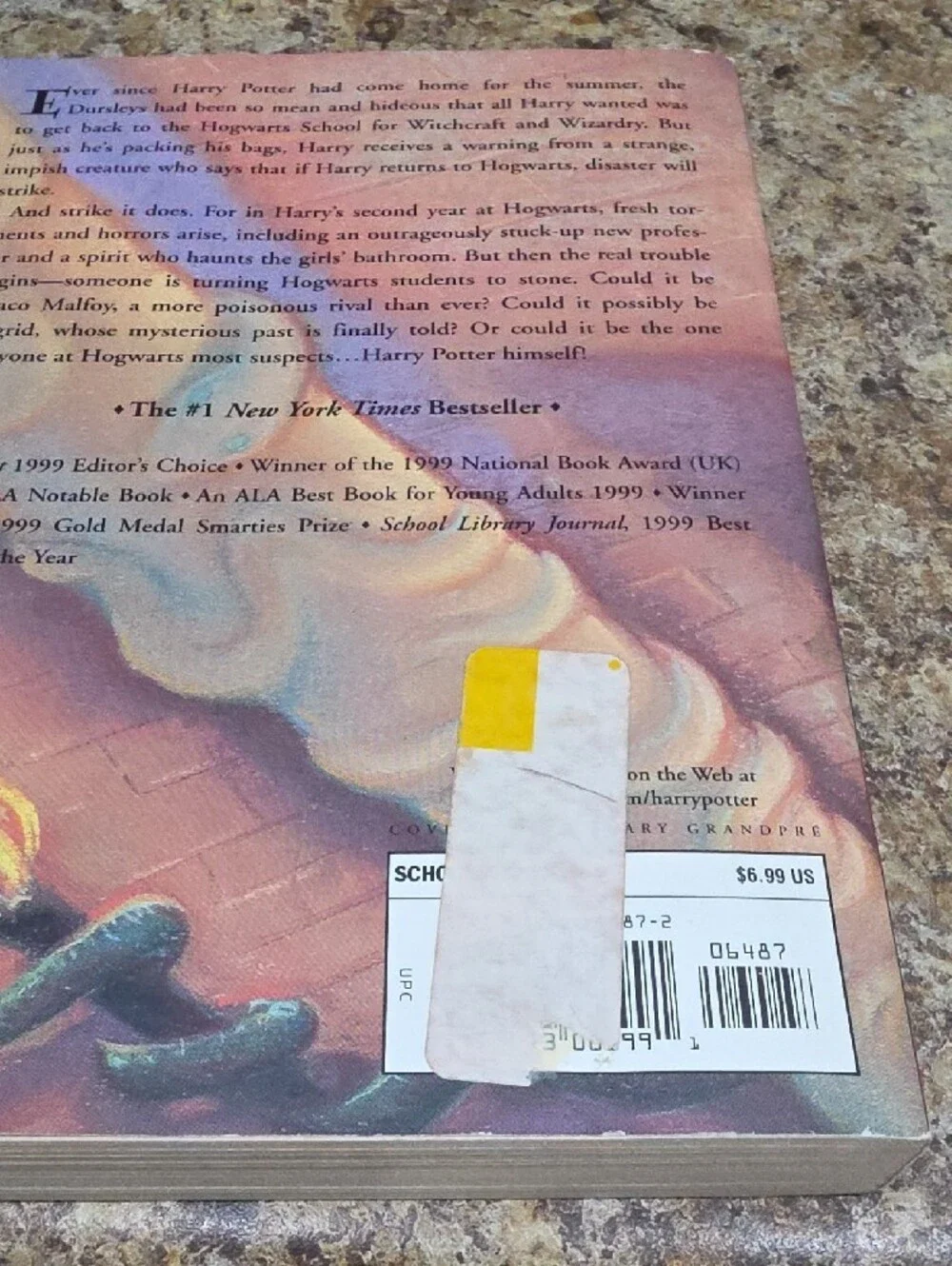 Harry Potter And The Chamber Of Secrets Book Paperback